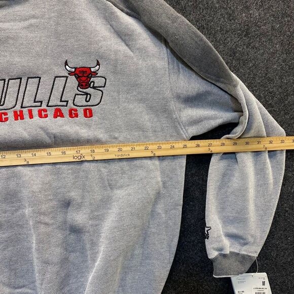 Vintage Chicago Bulls Sweatshirt Pullover Men's Medium NBA Embroidered - Picture 4 of 6
